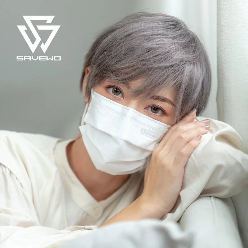 SAVEWO ClassicMask 三摺平面口罩 (30片/盒,獨立包裝)【白色百搭】