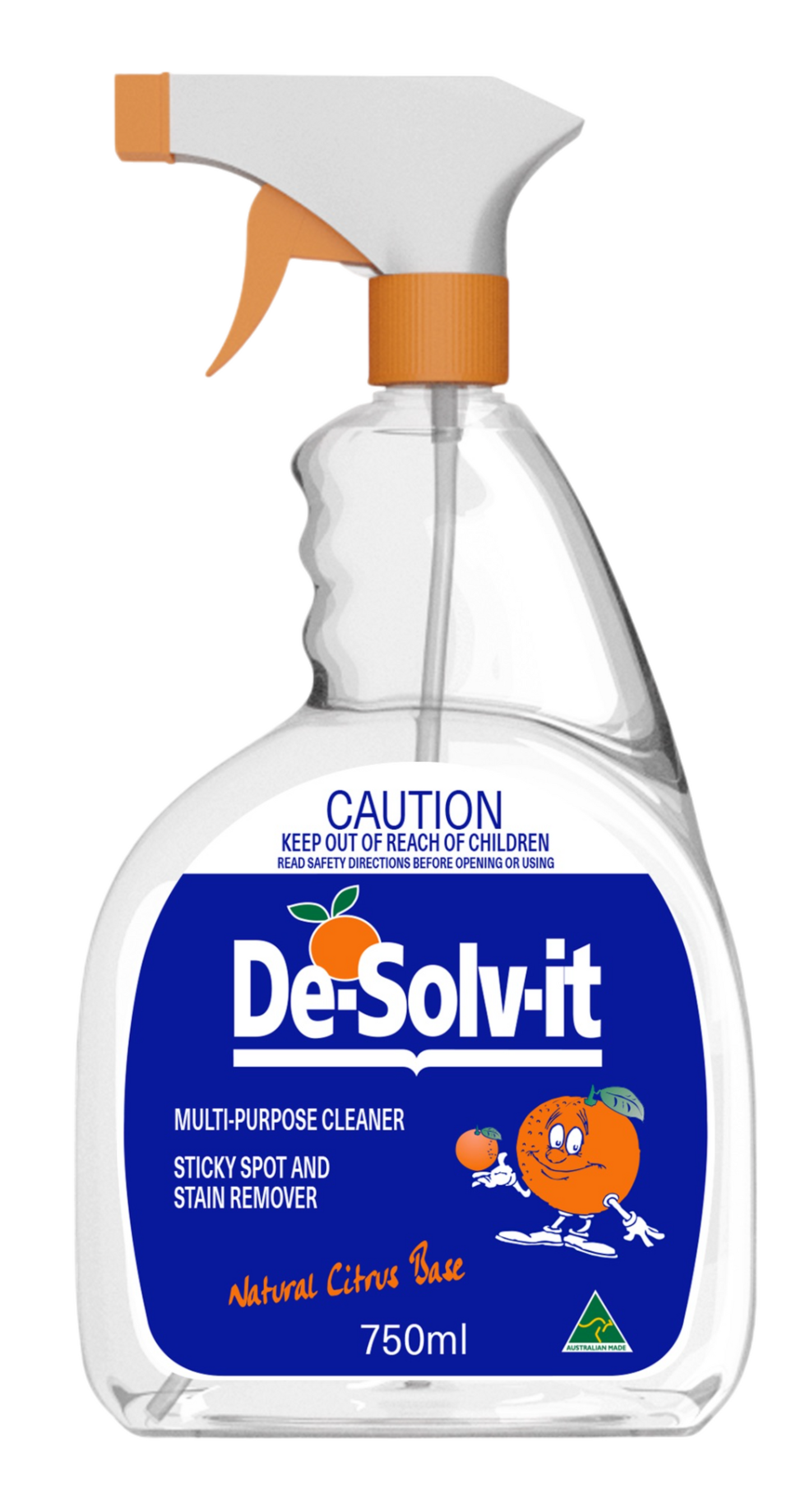 【De-Solv-it】多用途橙溶易｜去油漬除膠劑 Sticky Spot & Stain Remover 150ml/300ml/750ml